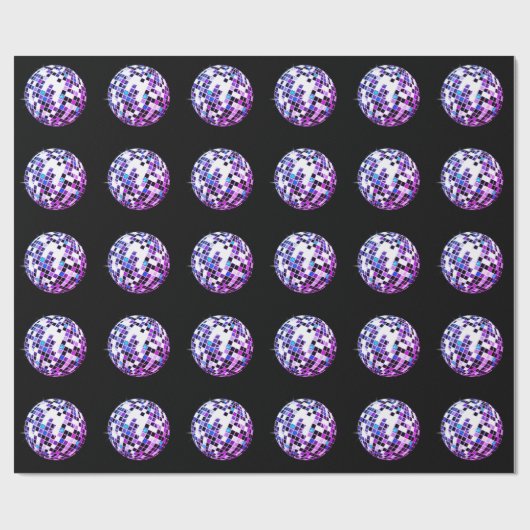 Disco Ball Wrapping Paper Cadeaupapier (Vlak)