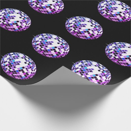 Disco Ball Wrapping Paper Cadeaupapier (Hoek)