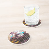 Disco Ball Zandsteen Onderzetter (Zijkant)