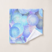 Disco-balletjes in pastelregenboogkleuren - 3D-opt Bad Handdoek (Wasdoekje)