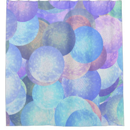 Disco-balletjes in pastelregenboogkleuren - 3D-opt Douchegordijn