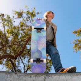 Disco-balletjes in pastelregenboogkleuren - 3D-opt Persoonlijk Skateboard