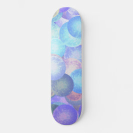 Disco-balletjes in pastelregenboogkleuren - 3D-opt Persoonlijk Skateboard