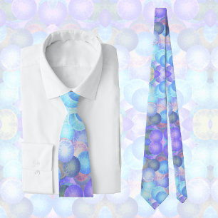 Disco-balletjes in pastelregenboogkleuren - 3D-opt Stropdas