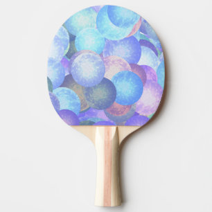 Disco-balletjes in pastelregenboogkleuren - 3D-opt Tafeltennisbatje