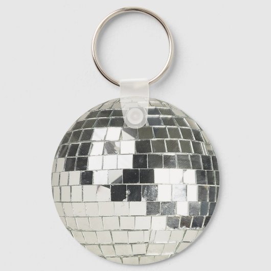 disco-ballfoto sleutelhanger (Voorkant)