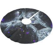 Disco Balls: Donkere feestsfeer Kerstboom Rok (Gekanteld)