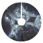 Disco Balls: Donkere feestsfeer Kerstboom Rok (Voorkant)