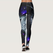 Disco Balls: Donkere feestsfeer Leggings (Achterkant)
