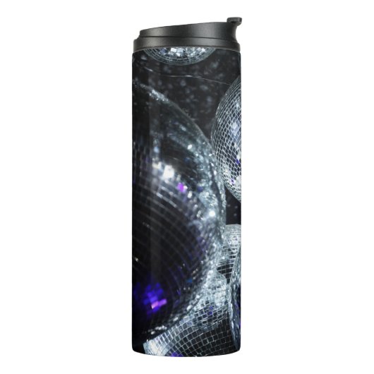 Disco Balls: Donkere feestsfeer Thermosbeker (Gedraaid links)