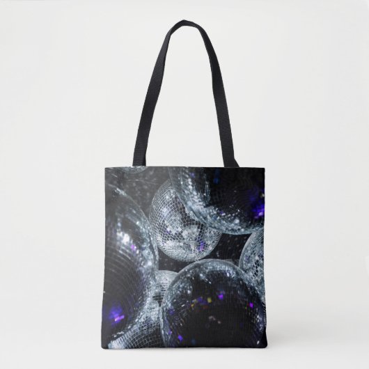 Disco Balls: Donkere feestsfeer Tote Bag (Voorkant)