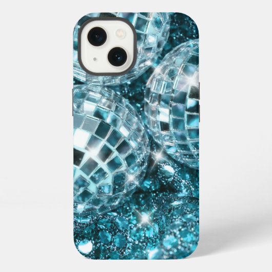 Disco Balls Glam #16 #retro #muur #kunst iPhone Hoesje (Achterkant)