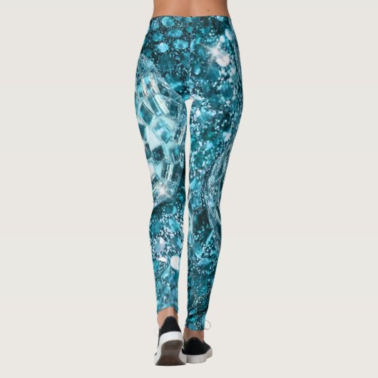 Disco Balls Glam #16 #retro #wall #art Leggings (Achterkant)