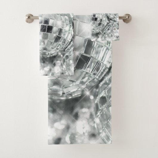 Disco Balls Glam #1 #retro #wall #art Bad Handdoek (Insitu)