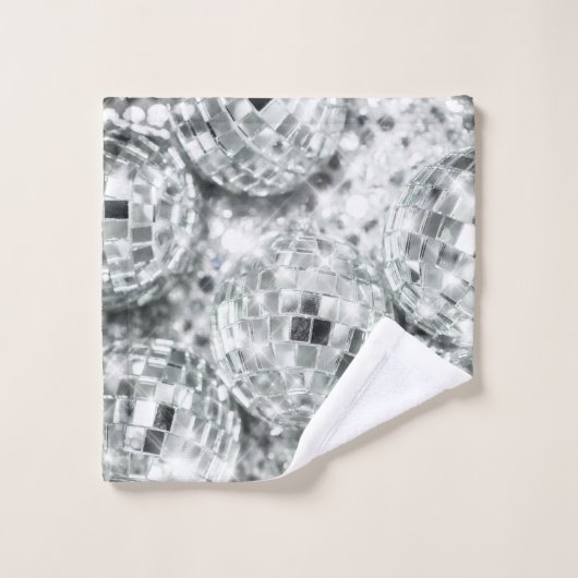 Disco Balls Glam #1 #retro #wall #art Bad Handdoek (Wasdoekje)