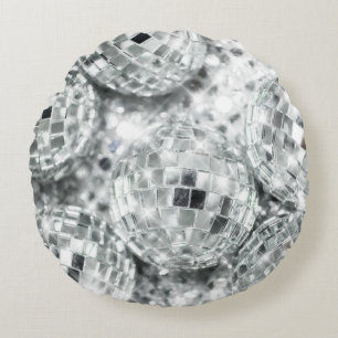 Disco Balls Glam #1 #retro #wall #art Rond Kussen