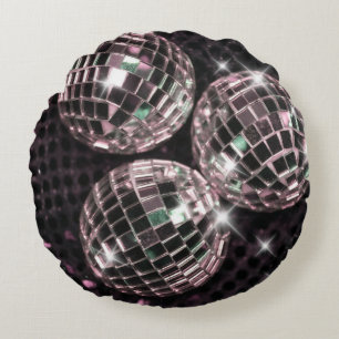Disco Balls Glam #8 #retro #wall #art Rond Kussen