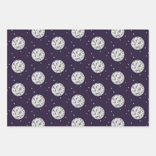 Disco Balls Inpakpapier Vel (Voorkant 3)