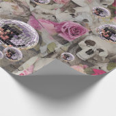 Disco Balls! Schedels en Rozen Cadeaupapier (Hoek)