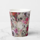 Disco Balls Skulls en Rozen Papieren Bekers (Links)