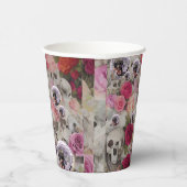 Disco Balls Skulls en Rozen Papieren Bekers (Rechts)