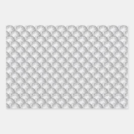 Disco Balls Zilver Roze en Goud Inpakpapier Vel