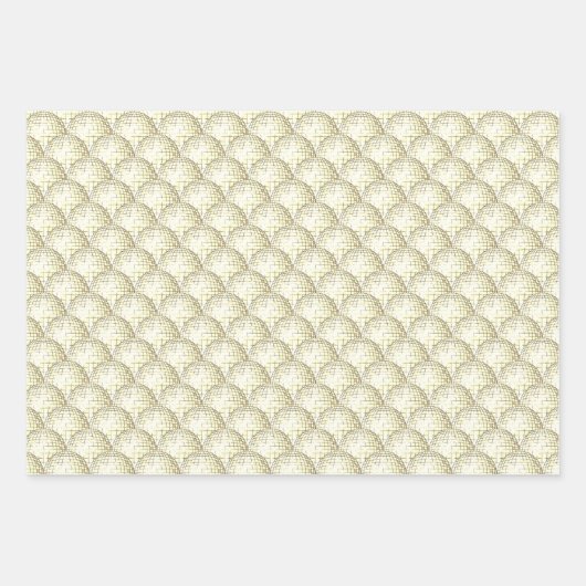 Disco Balls Zilver Roze en Goud Inpakpapier Vel (Voorkant 3)