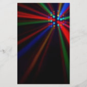 Disco Beams Lights Clubbing DJ Flyer (Achterkant)