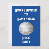 Disco Birthday Party any Age Disco Ball Kaart (Voorkant)