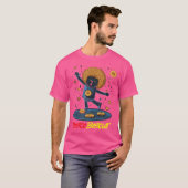 Disco Biscuit 90S Rave-Inspired Dancing Cookie T-shirt (Voorkant volledig)