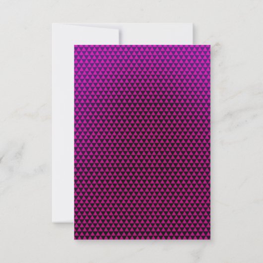 Disco Blowout Paarse en roze verjaardagsfeestje Bedankkaart (Achterkant)