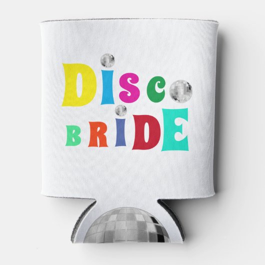 Disco Bride Bachelorette Party Blikjeskoeler (Voorkant)