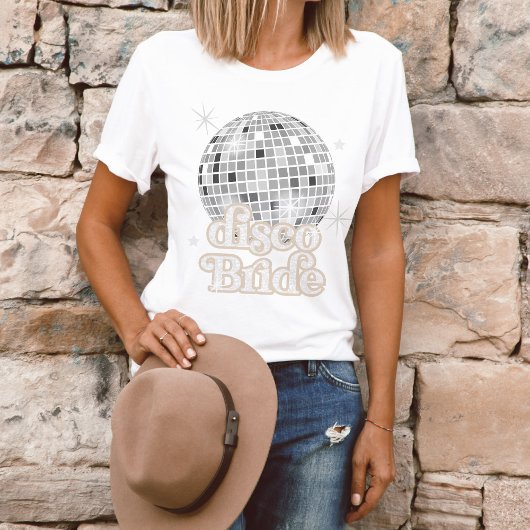 Disco Bride Bridal Party Shirt