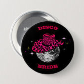 Disco bride Cowgirl Bachelorette Party Ronde Button 7,6 Cm (Voorkant /achterkant)