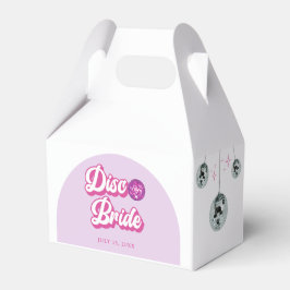Disco Bride Retro Pastel Groove Bachelorette Bedankdoosjes
