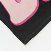 Disco Bruid Bruidsmeisje Retro Rainbow Bachelorett Fleece Deken (Hoek)