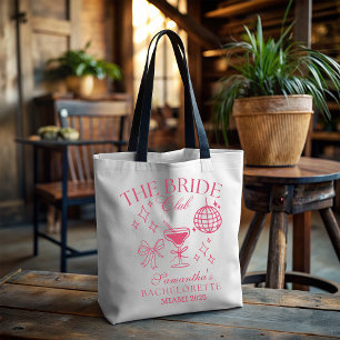 Disco Bruid Club Bachelorette Tote Bag