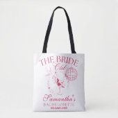 Disco Bruid Martini Danser  Tote Bag (Voorkant)