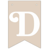 Disco Bruid Vibe Zilver Retro Bruiloft Feest  Vlaggetjes (Eerste vlag)