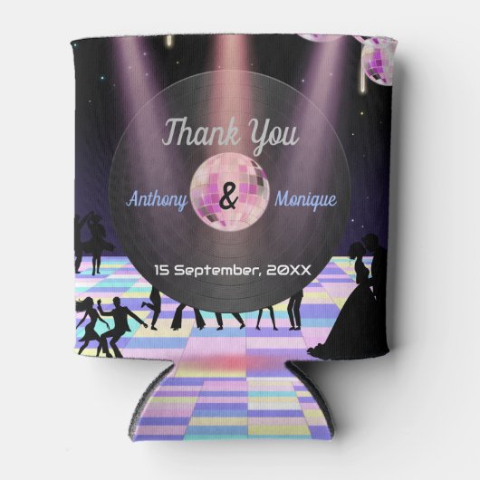  Disco bruiloft Blikjeskoeler (Voorkant)