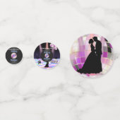  Disco bruiloft Confetti (Achterkanten)