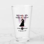 Disco bruiloft Glas (Voorkant)