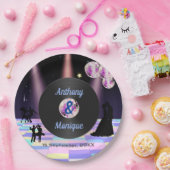  Disco bruiloft Papieren Bordje (Feest)