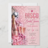 Disco Bruiloftsfeest Uitnodiging (Voorkant)