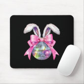 Disco Byll Bunny Coquette Bow Easter Disco Happy E Muismat (Met muis)