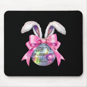 Disco Byll Bunny Coquette Bow Easter Disco Happy E Muismat