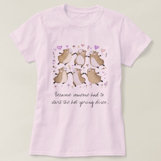 Disco Capybara T-shirt (Design voorkant)