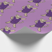 Disco Cat Cadeaupapier (Hoek)