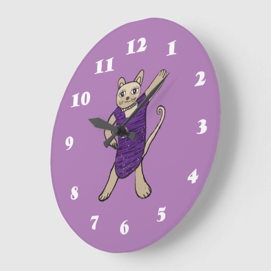 Disco Cat Grote Klok (Hoek)