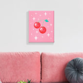 Disco Cherry 2 Canvas Afdruk (Insitu (Woonkamer))